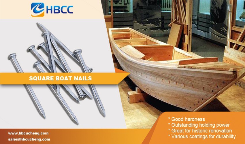 Square Boat Nail for Construction fetaures