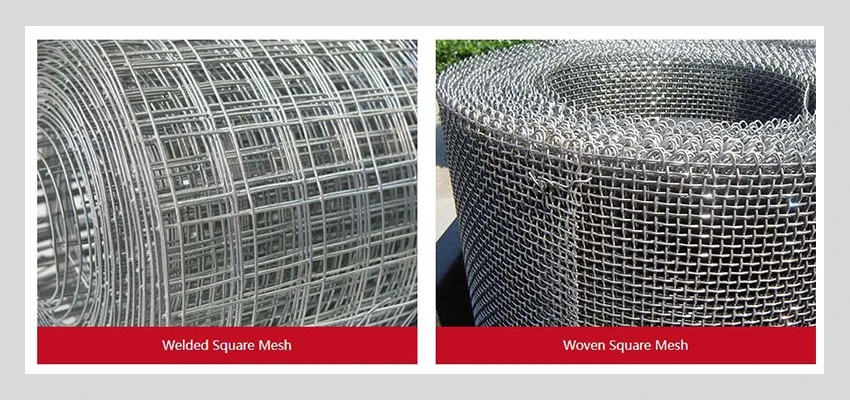 product-850-400 Galvanized Square Wire Mesh types