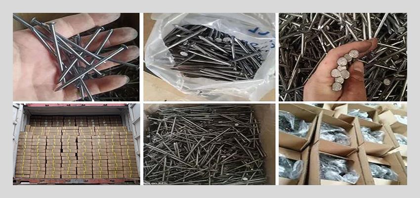 smooth shank common nails package