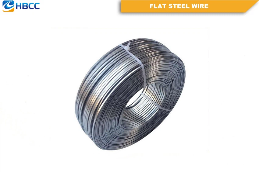 flat steel wire product